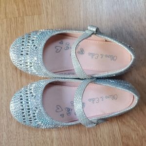 Silver sparkle Mary Jane